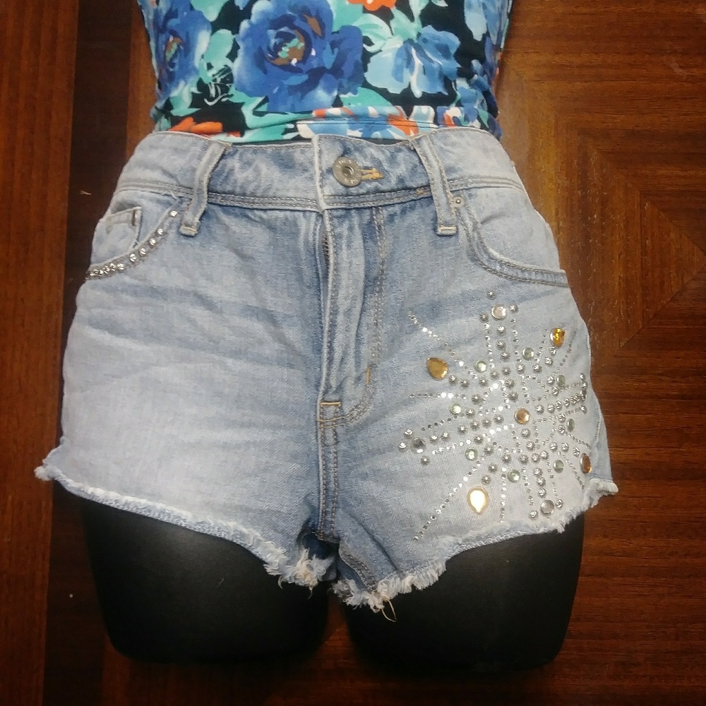 Bedazzled shorts from H&M